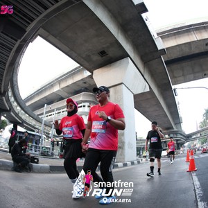 Race photo from SMARTFREN RUN 2026