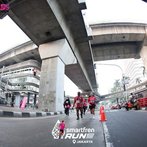 Race photo from SMARTFREN RUN 2026