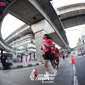 Race photo from SMARTFREN RUN 2026