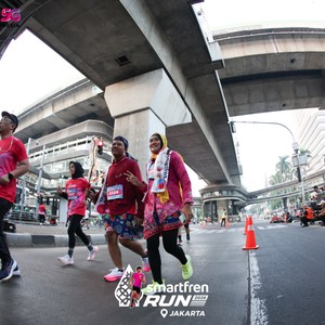 Race photo from SMARTFREN RUN 2026