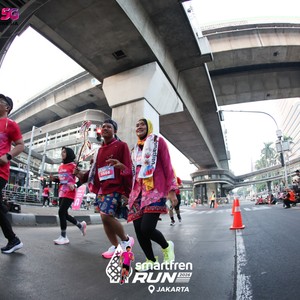 Race photo from SMARTFREN RUN 2026