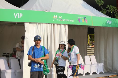 Race photo from BAF LIONS RUN 2024