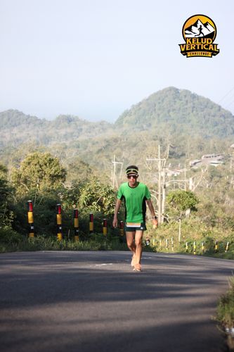 Race photo from Kelud Vertical Challenge 2024
