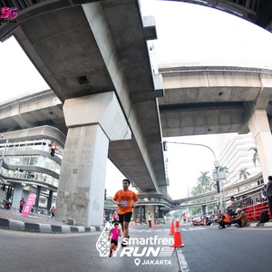 Race photo from SMARTFREN RUN 2026