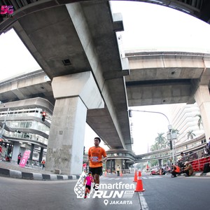 Race photo from SMARTFREN RUN 2026