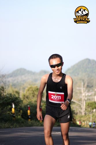 Race photo from Kelud Vertical Challenge 2024