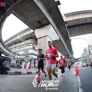 Race photo from SMARTFREN RUN 2026
