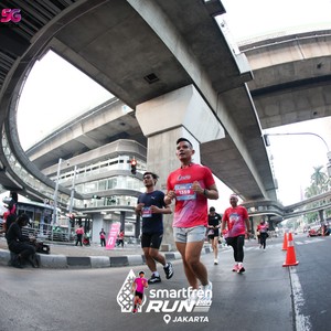 Race photo from SMARTFREN RUN 2026