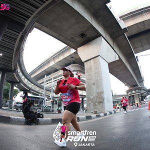 Race photo from SMARTFREN RUN 2026