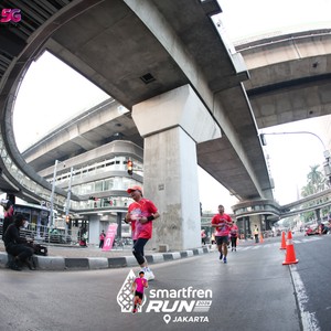 Race photo from SMARTFREN RUN 2026
