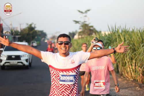 Race photo from Kediri Half Marathon 2024