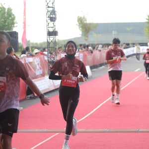 Race photo from KEDIRI HALF MARATHON 2026