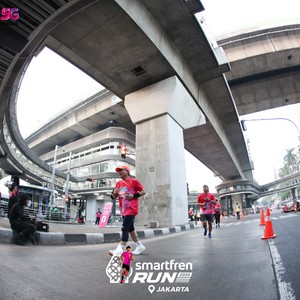 Race photo from SMARTFREN RUN 2026