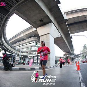 Race photo from SMARTFREN RUN 2026