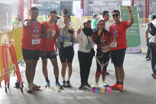 Race photo from BAF LIONS RUN 2024