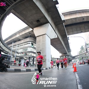 Race photo from SMARTFREN RUN 2026