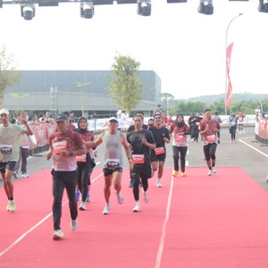 Race photo from KEDIRI HALF MARATHON 2026