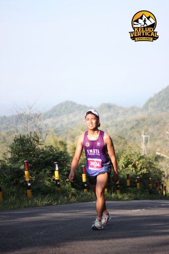 Race photo from Kelud Vertical Challenge 2024