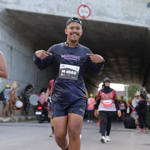 Race photo from KEDIRI HALF MARATHON 2026