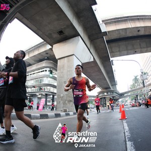 Race photo from SMARTFREN RUN 2026