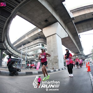 Race photo from SMARTFREN RUN 2026
