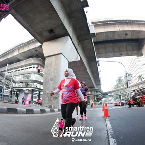 Race photo from SMARTFREN RUN 2026