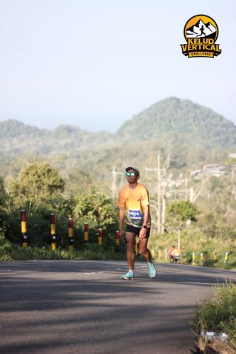 Race photo from Kelud Vertical Challenge 2024