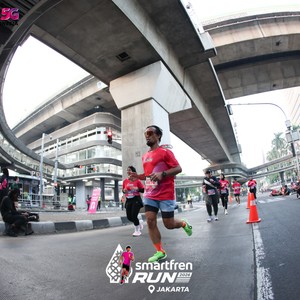 Race photo from SMARTFREN RUN 2026