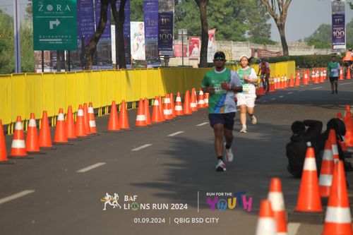 Race photo from BAF LIONS RUN 2024