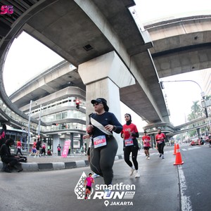Race photo from SMARTFREN RUN 2026