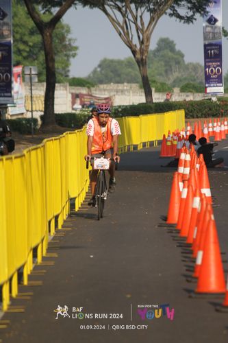 Race photo from BAF LIONS RUN 2024