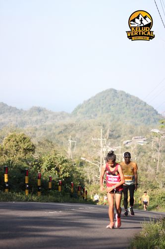 Race photo from Kelud Vertical Challenge 2024