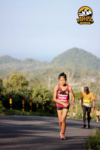 Race photo from Kelud Vertical Challenge 2024