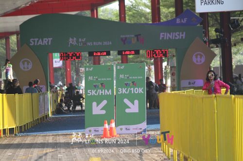 Race photo from BAF LIONS RUN 2024