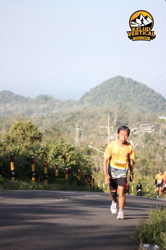 Race photo from Kelud Vertical Challenge 2024