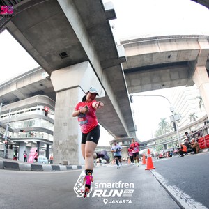Race photo from SMARTFREN RUN 2026