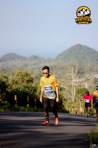 Race photo from Kelud Vertical Challenge 2024