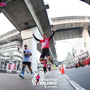 Race photo from SMARTFREN RUN 2026