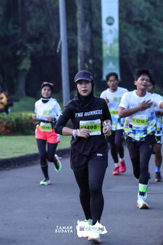 Race photo from Taman Budaya x BOGORUN 2025