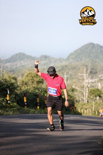Race photo from Kelud Vertical Challenge 2024