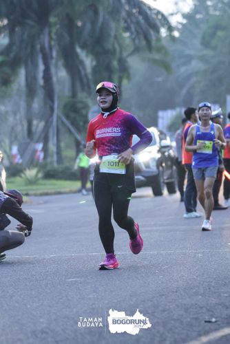 Race photo from Taman Budaya x BOGORUN 2025