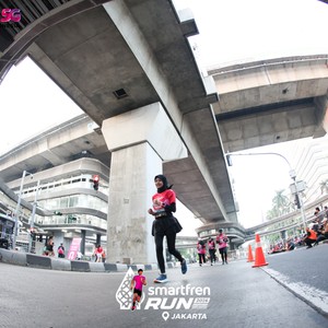 Race photo from SMARTFREN RUN 2026