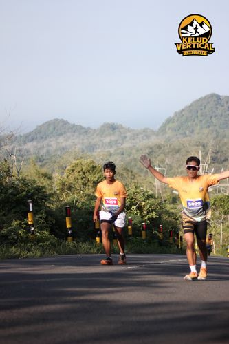 Race photo from Kelud Vertical Challenge 2024