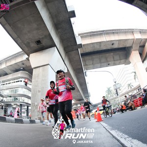 Race photo from SMARTFREN RUN 2026