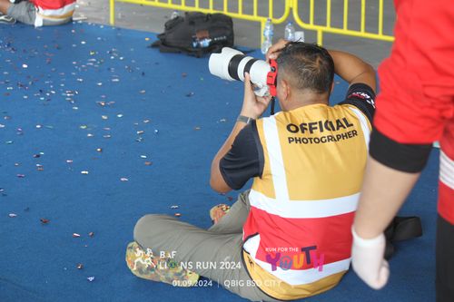 Race photo from BAF LIONS RUN 2024