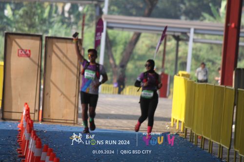 Race photo from BAF LIONS RUN 2024