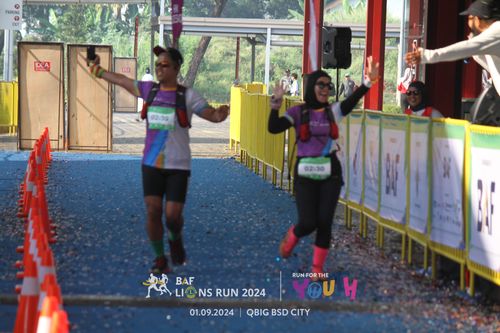 Race photo from BAF LIONS RUN 2024