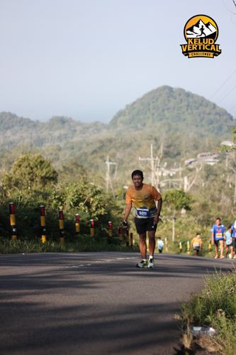 Race photo from Kelud Vertical Challenge 2024