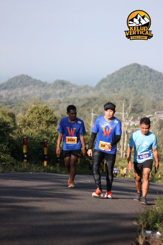 Race photo from Kelud Vertical Challenge 2024
