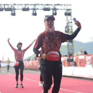 Race photo from KEDIRI HALF MARATHON 2026
